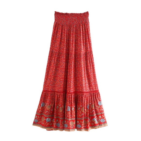 Blossom maxi floral skirt - Picture 10 of 15